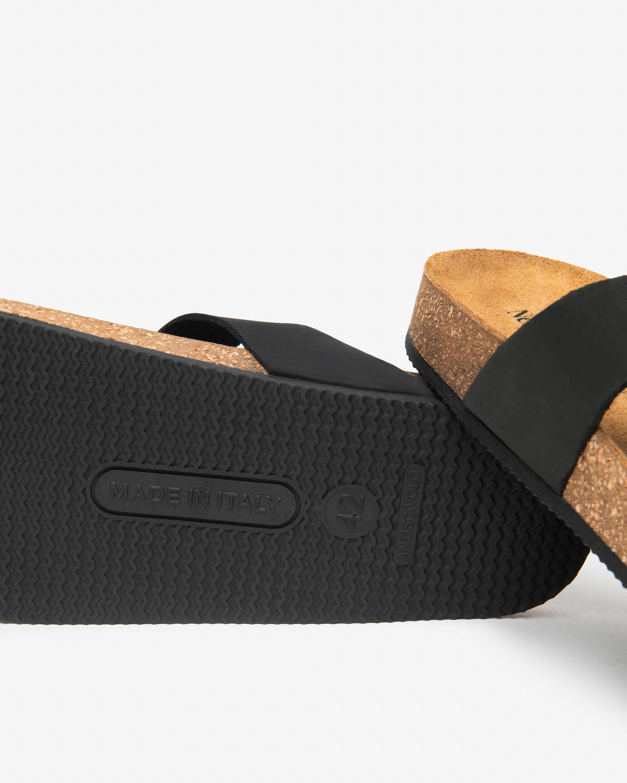 Nero Giardini Slippers tongs cuir homme confort