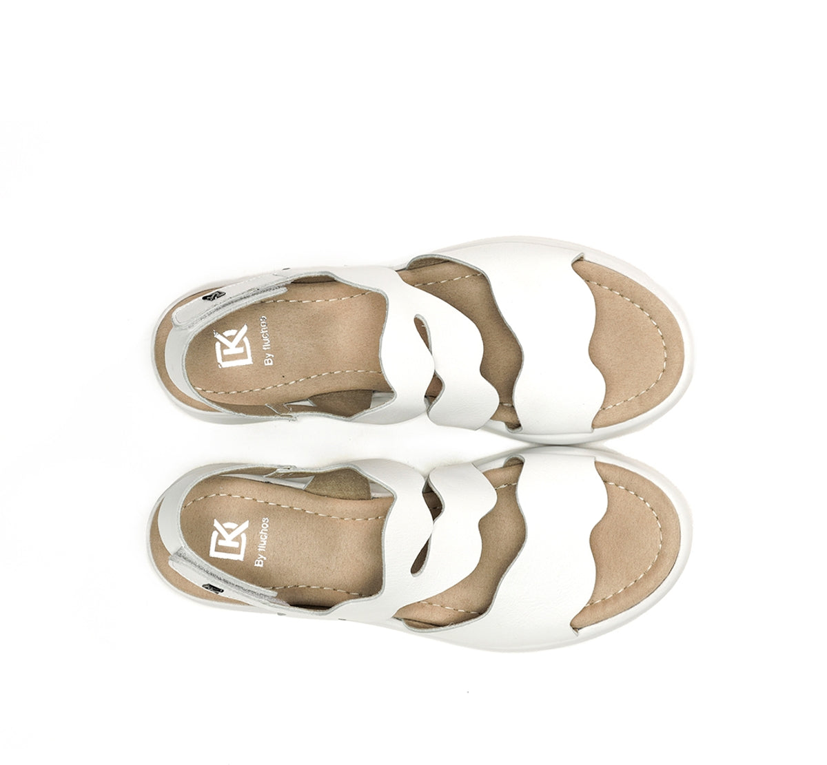 Dorking Slam D9290 sandales femme blanc tressé