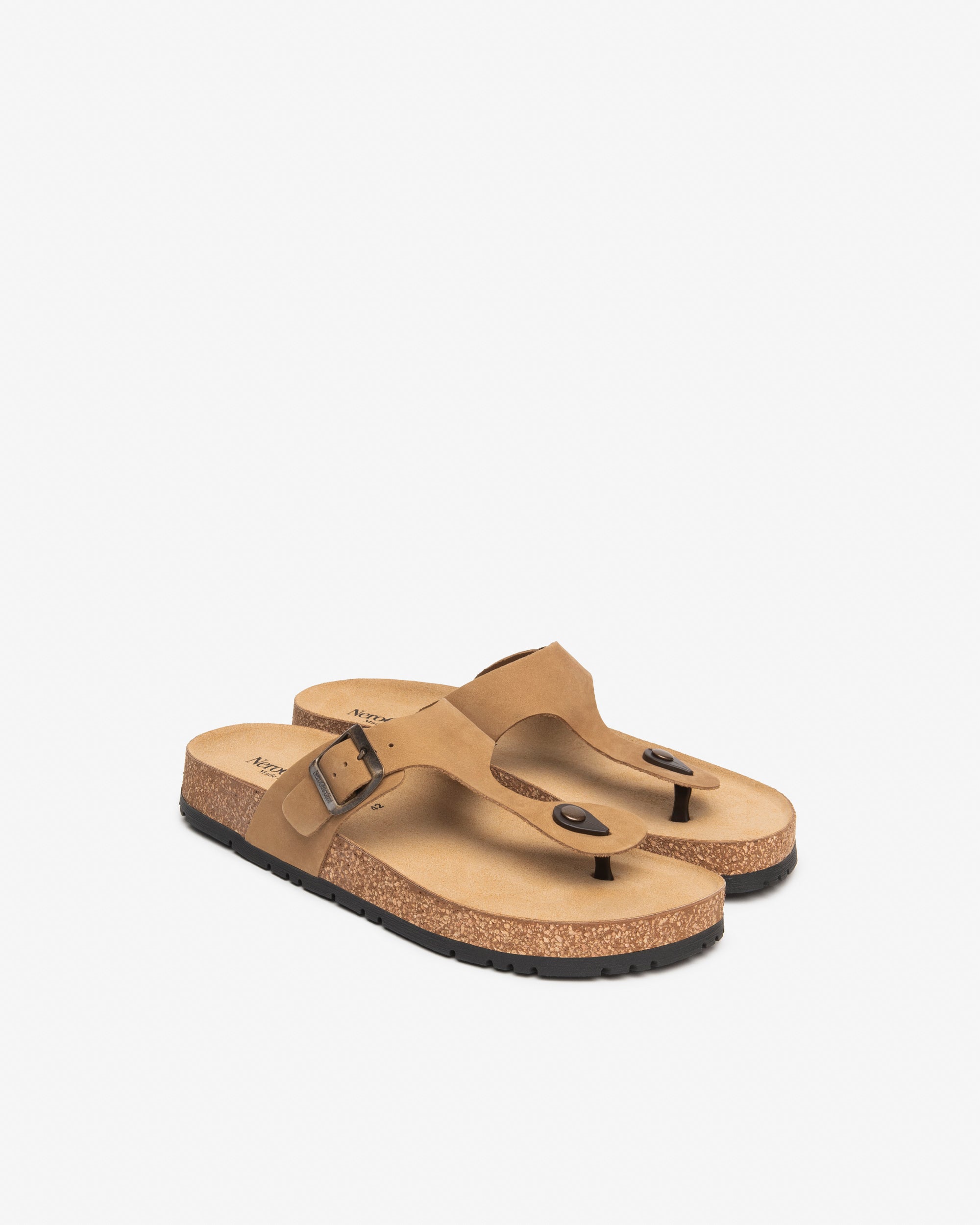 Nero Giardini Slippers tongs cuir homme 43 confort