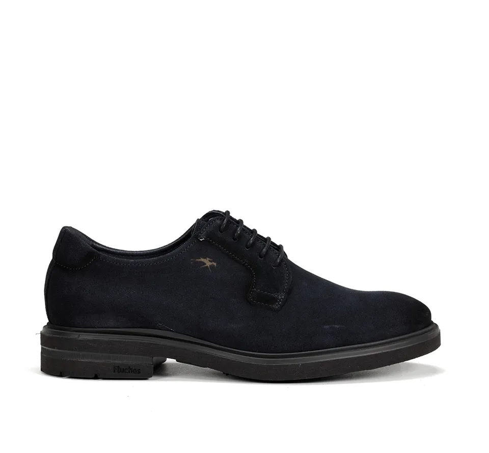 Fluchos Zapatos Belgas F0631 Chaussure Bleu Homme