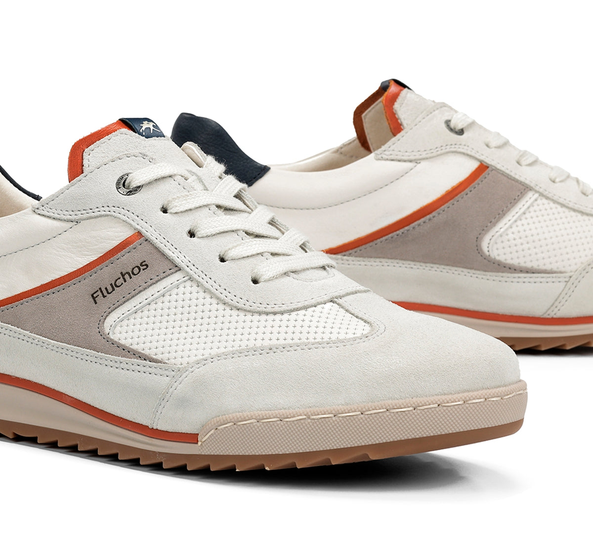 Fluchos Elder F2184 baskets homme blanc confort
