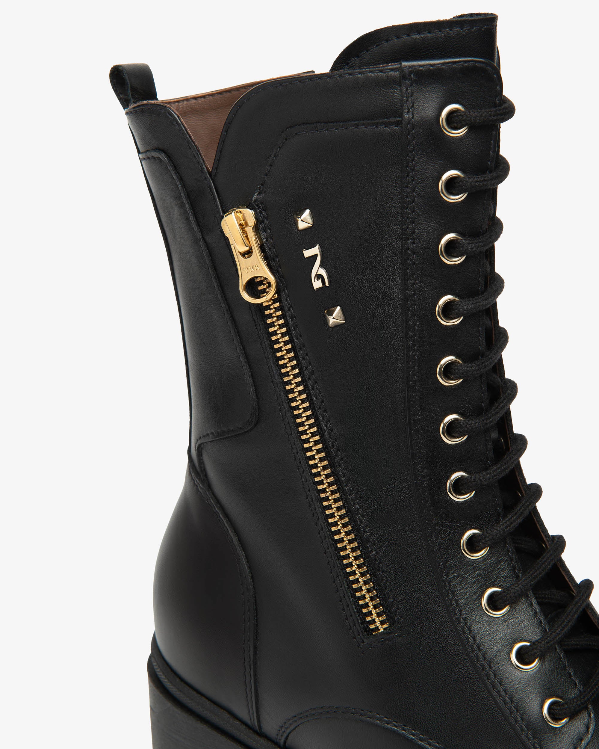 Nero Giardini Combat Boots bottines cuir femme