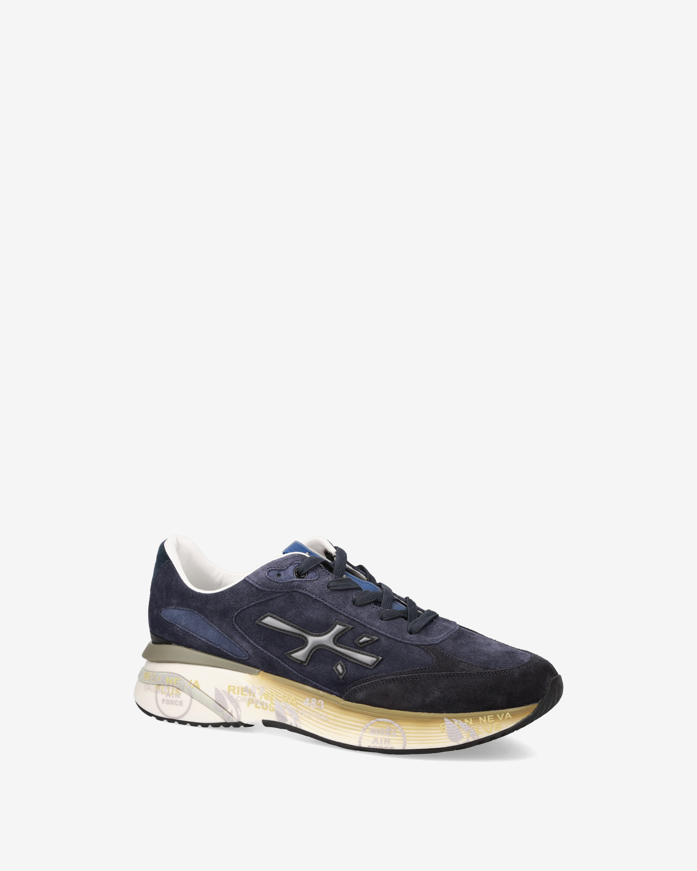 Premiata Moerun 7776 sneakers homme bleu mesh