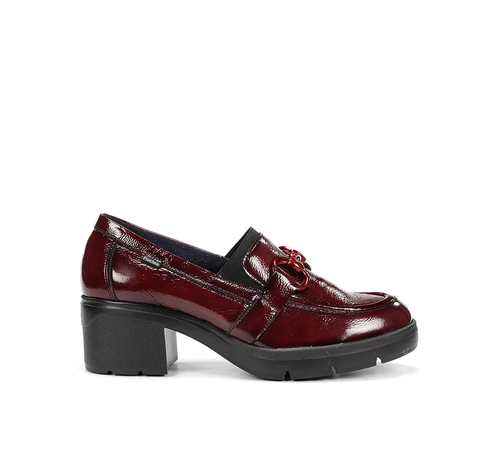 Fluchos Fugaz F2111 mocassins femme rouges
