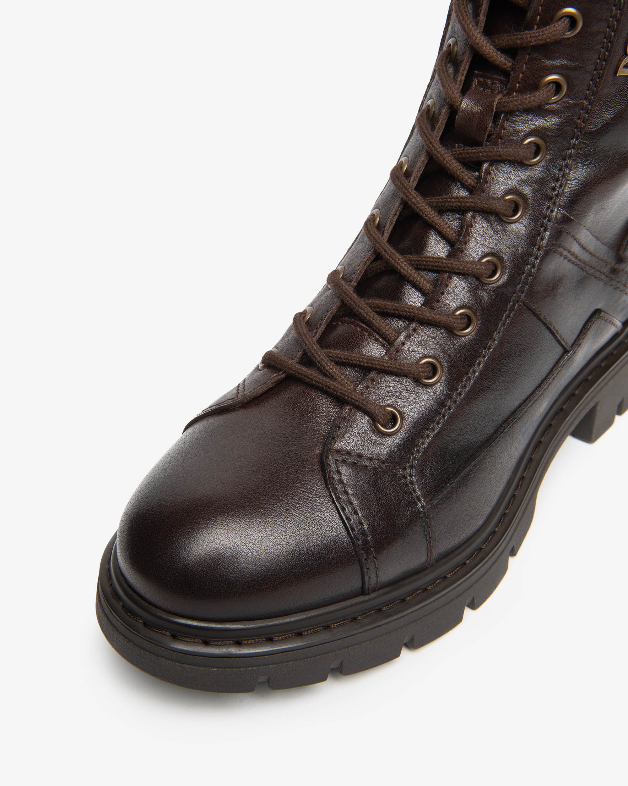 Nero Giardini Boots Bottines Cuir Lacets Talon 3 cm Femme