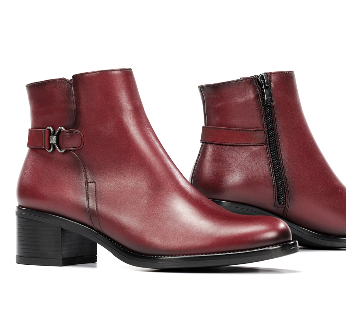 Fluchos Dorking Chiara D8966 bottine femme rouge cuir