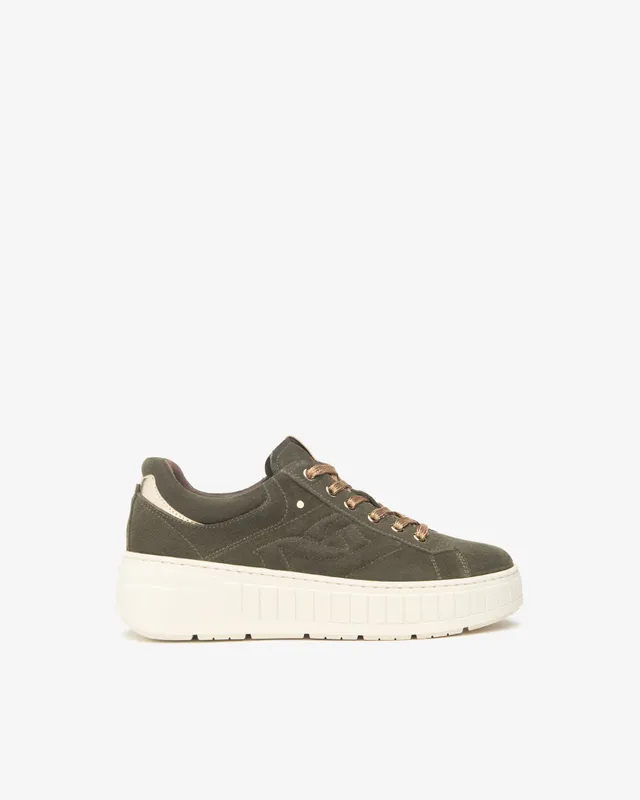 Nero Giardini Sneakers Baskets cuir femme daim hiver