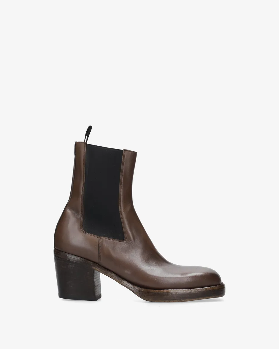 Premiata Boots cuir marron effet usé pointure 42