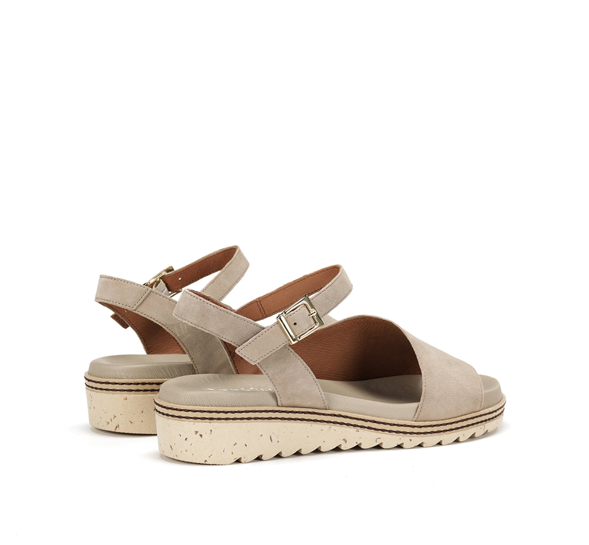 Dorking by Fluchos Espe D8771 Sandale Femme Taupe