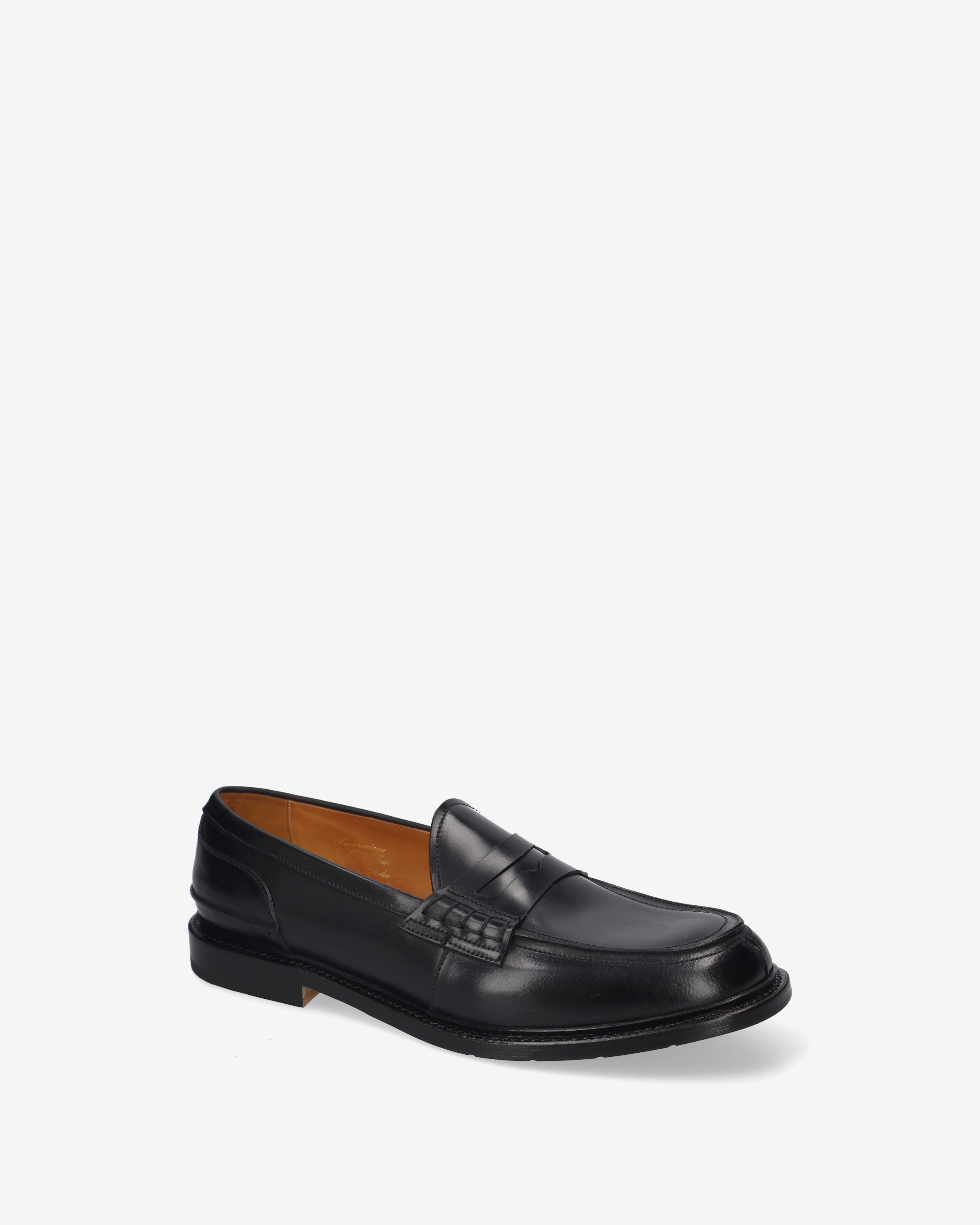 Premiata Cordovan mocassins cuir noir homme