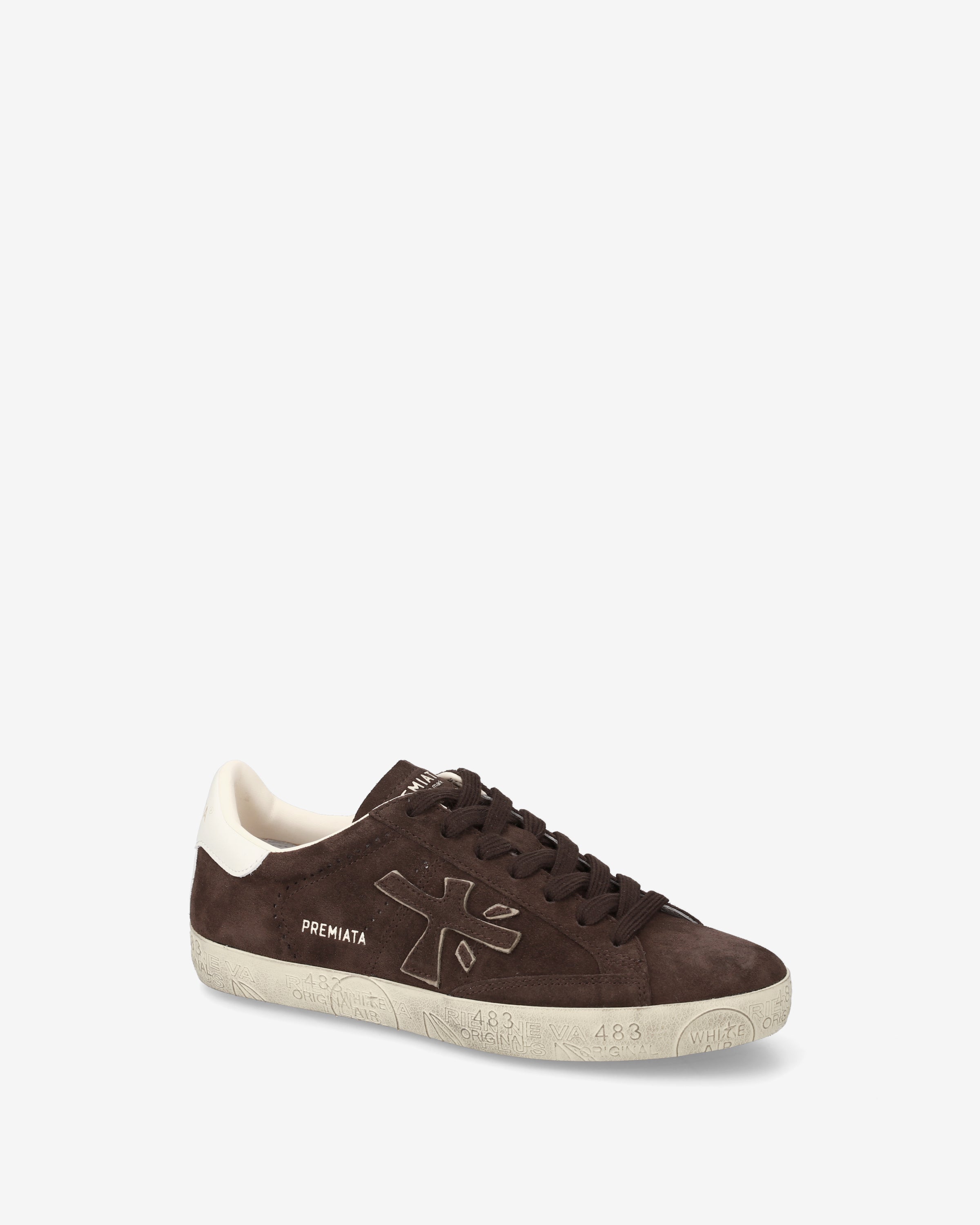 Premiata Stevend 7897 sneakers femme marron cuir suède
