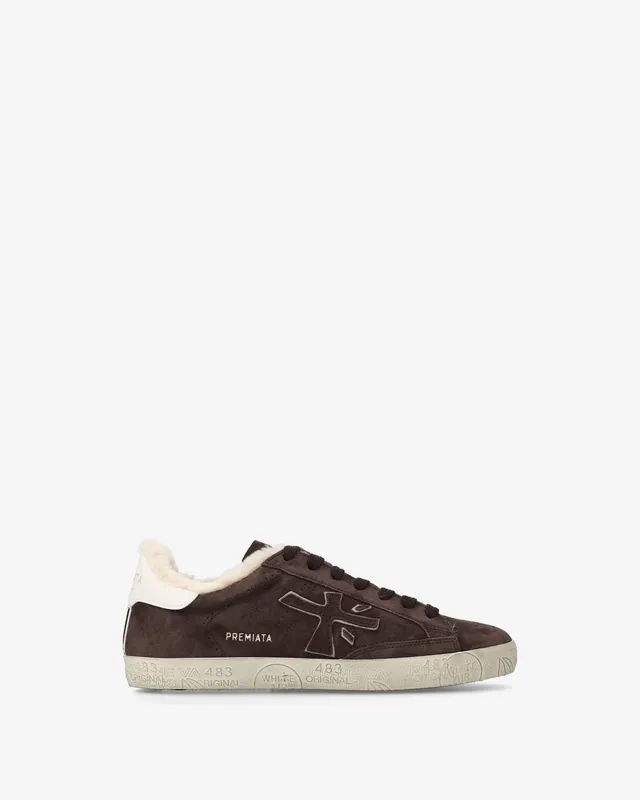 Premiata Steven 7897m sneakers marron cuir suede
