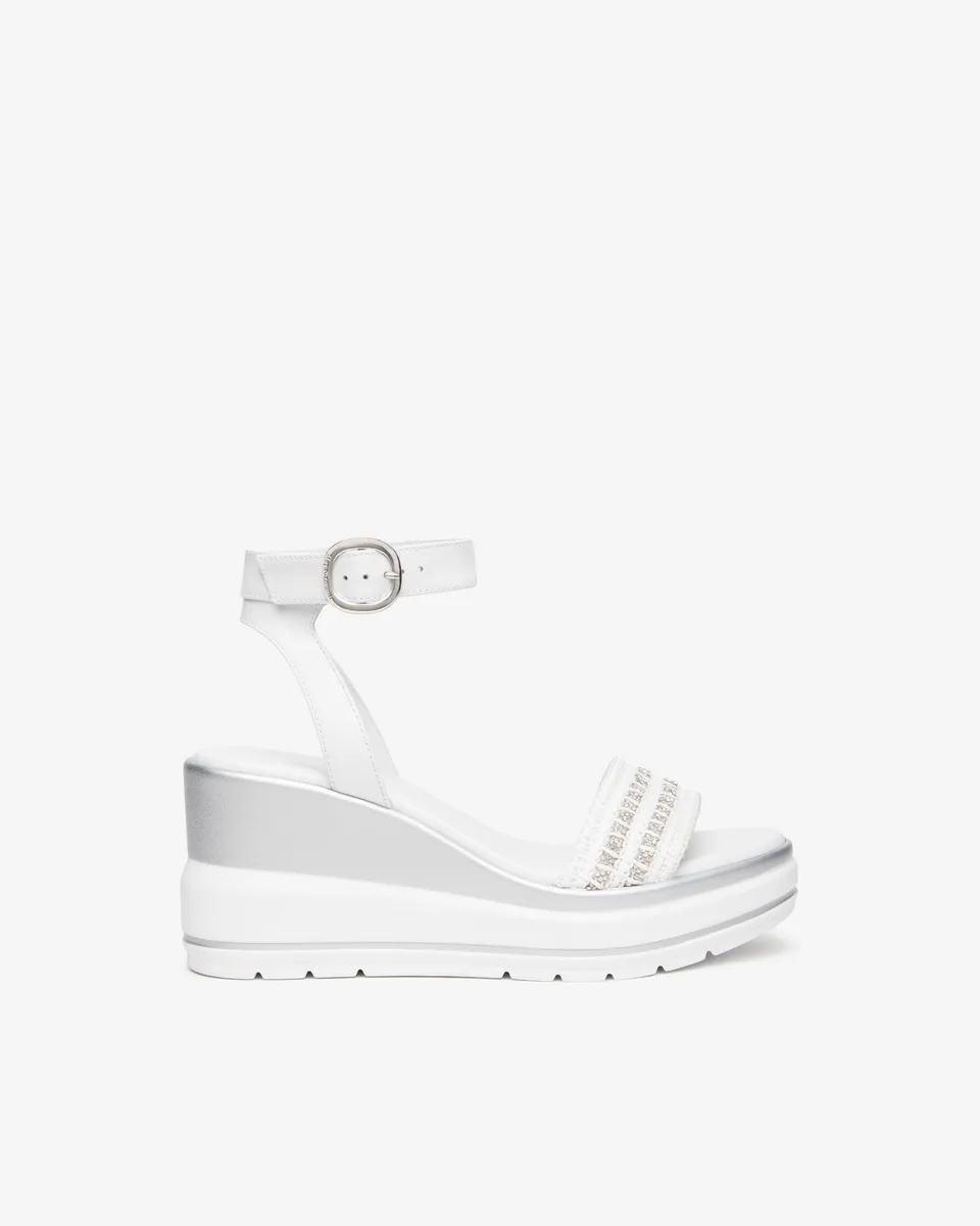 Nero Giardini Slippers mules cuir femme tissu confort