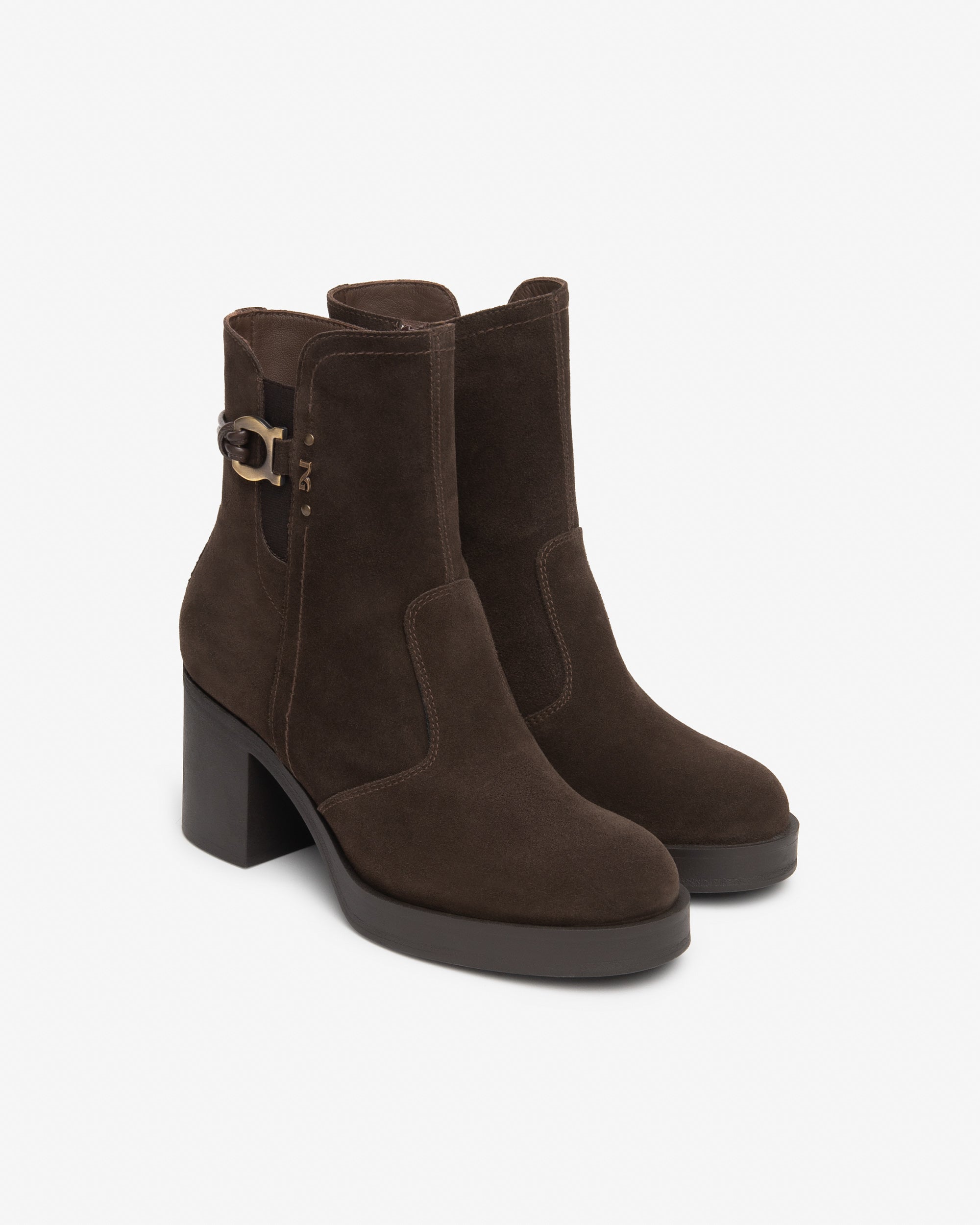 Nero Giardini Ankle Boots bottines daim femme talon 7,5 cm