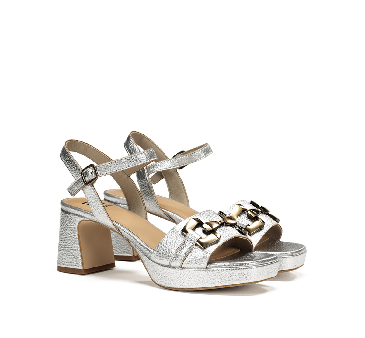 Dorking Lyra D9253 sandale femme argent