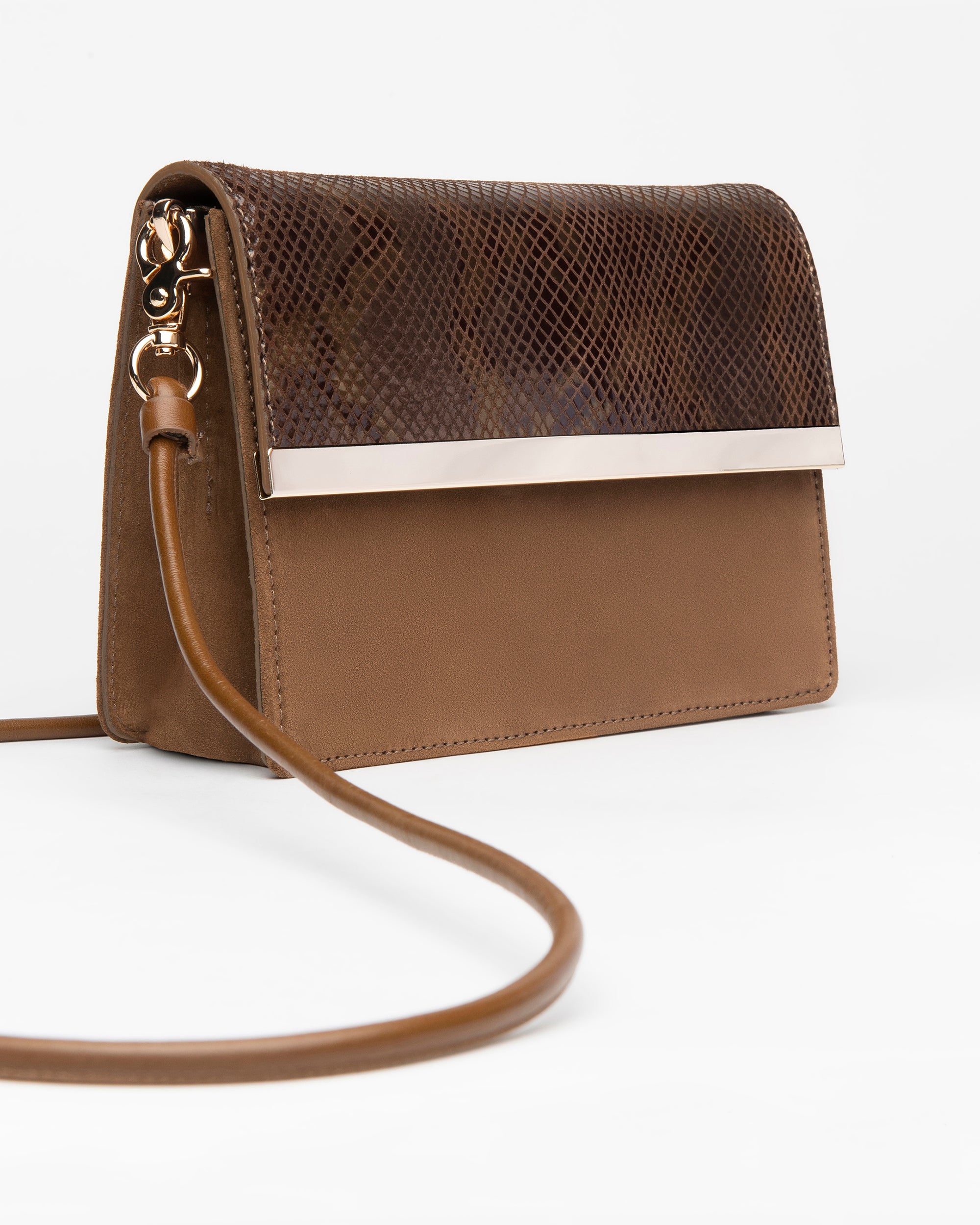 Nero Giardini Bags pochette cuir suède animalier PZ