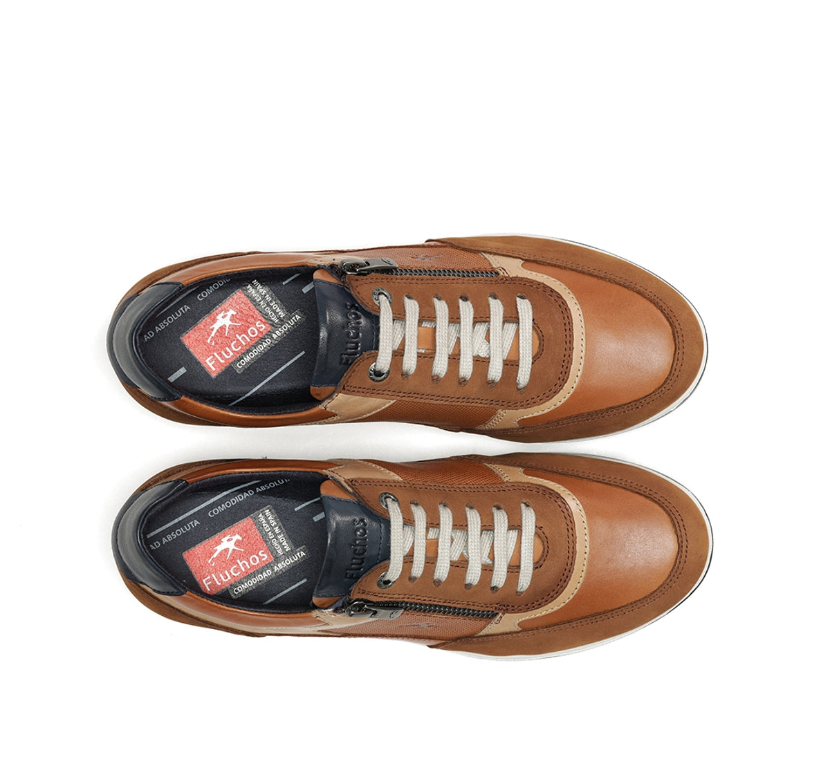 Fluchos Daniel F1288 baskets homme marron confort marche