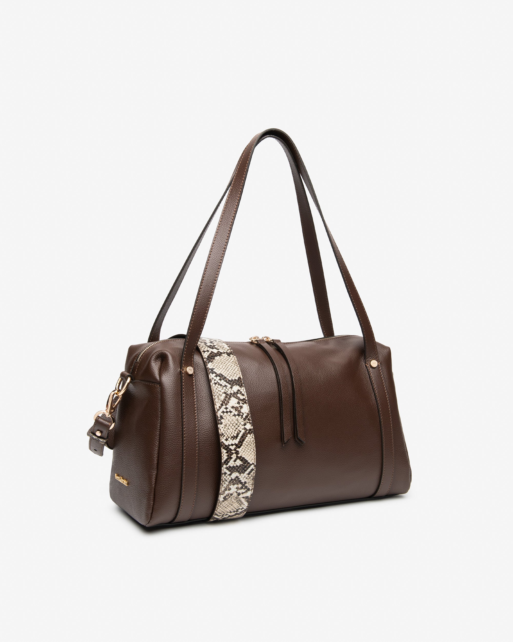 Nero Giardini Bags sac bowling cuir femme PZ doré