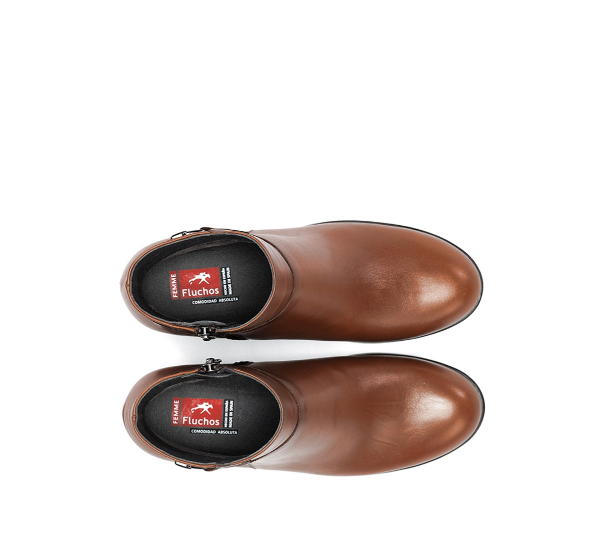 Fluchos Aliss F2240 bottine femme marron cuir