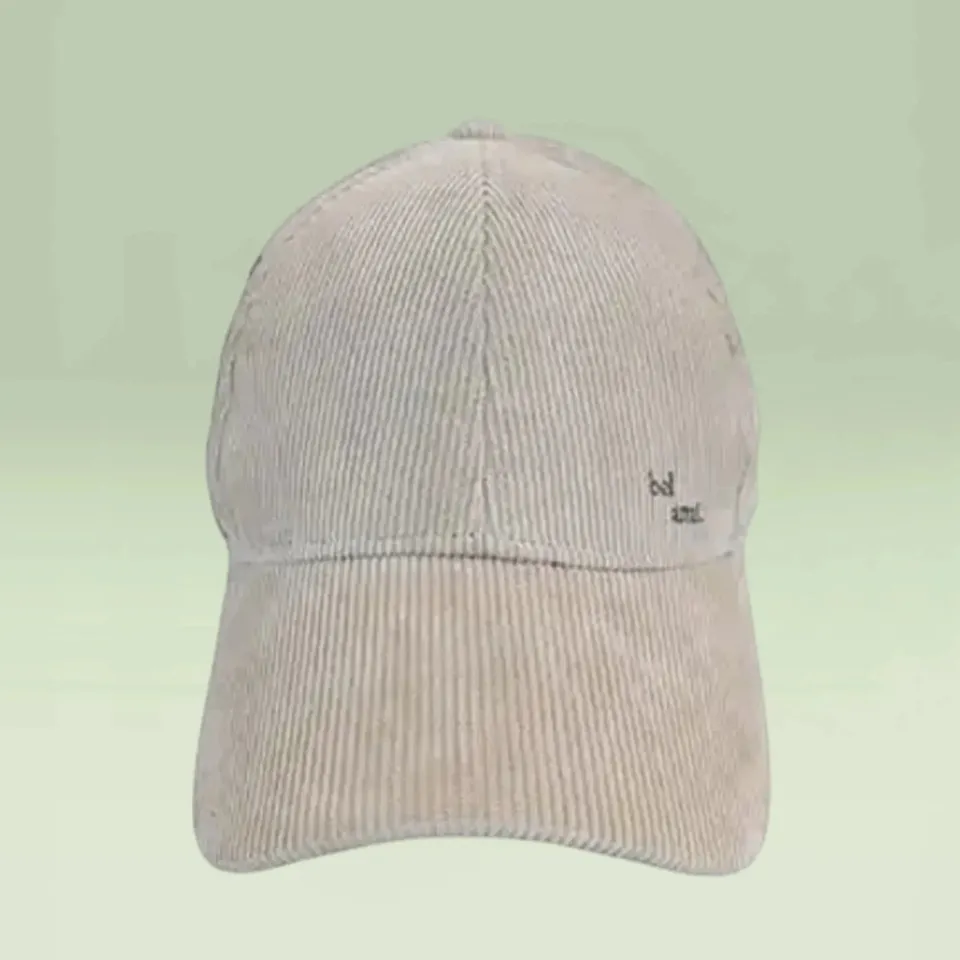 Lechapoté casquette velours côtelé coton recyclé
