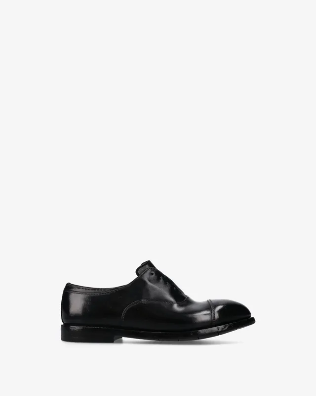 Premiata Cordovan mocassins slip-on homme cuir noir
