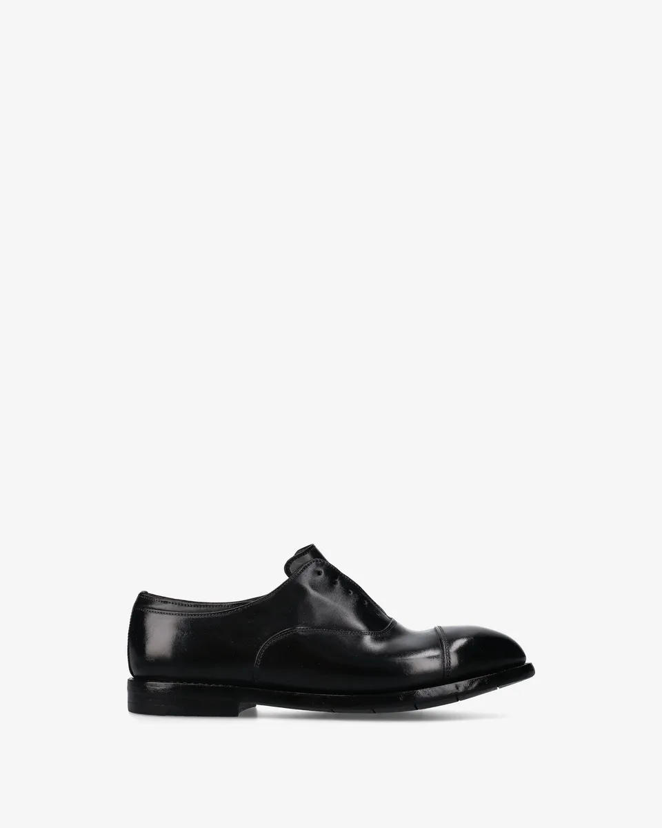Premiata Cordovan mocassins slip-on homme cuir noir