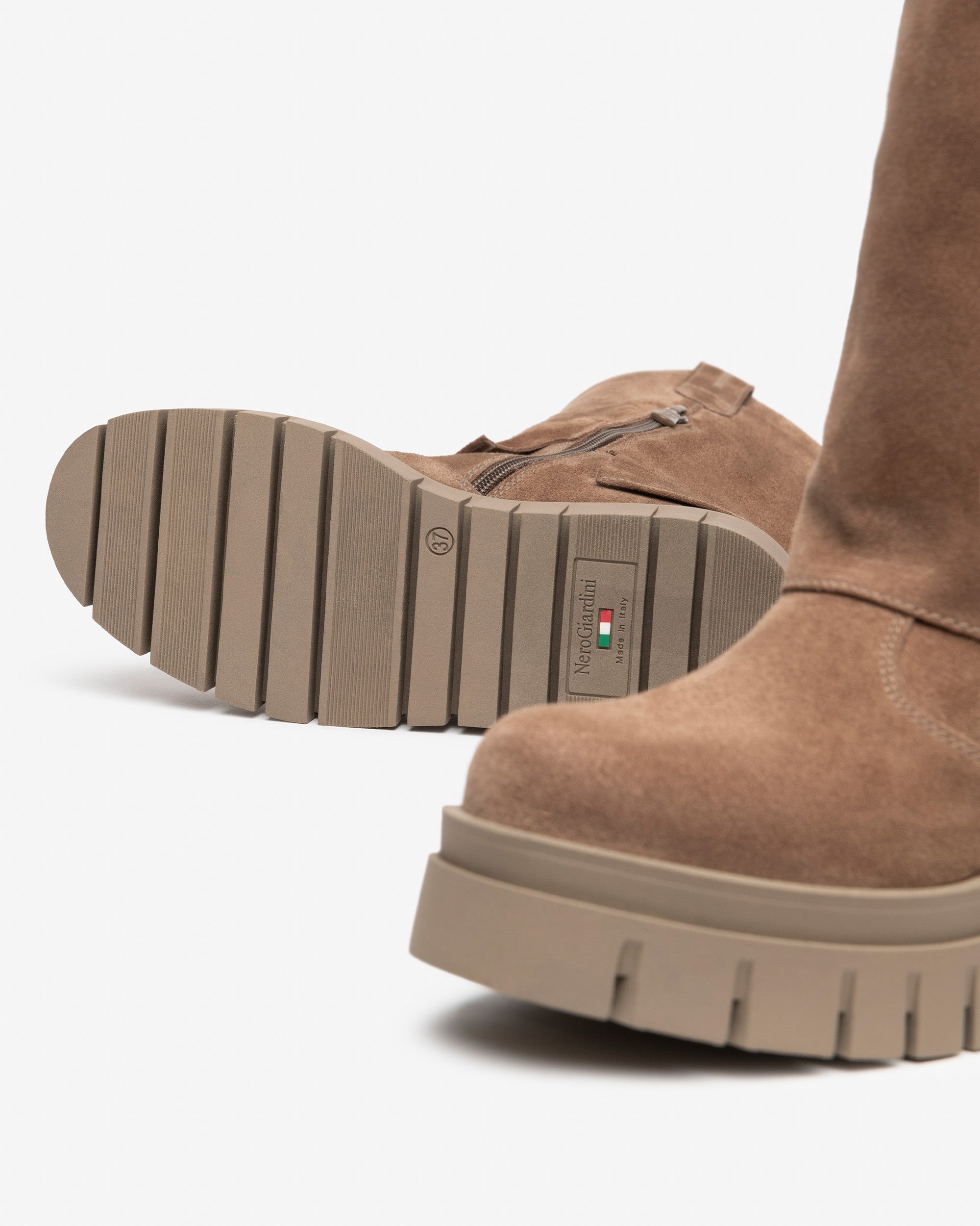 Nero Giardini Boots bottes daim plateforme 55 mm
