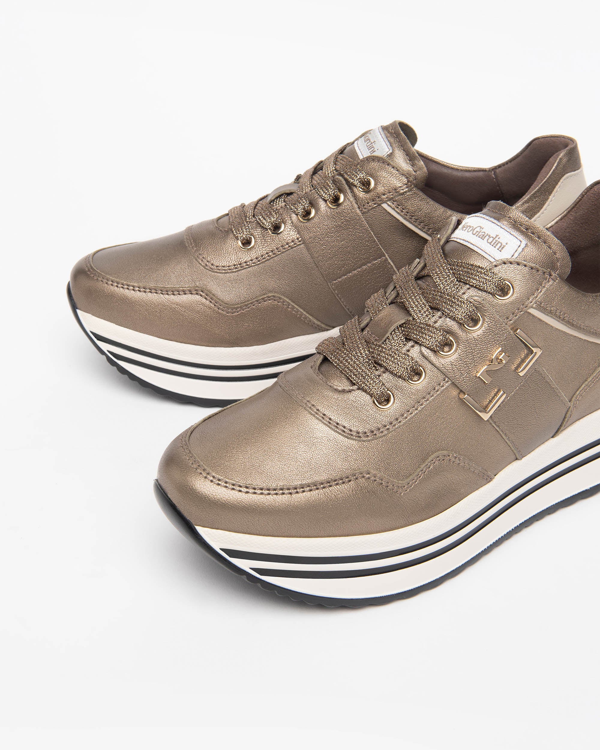 Nero Giardini Sneakers baskets cuir femme confort