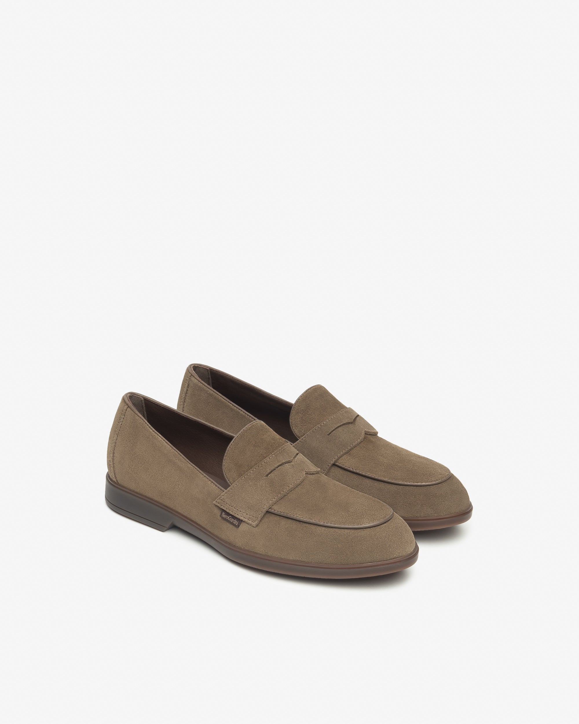 Nero Giardini Loafers Mocassins Daim Homme Confort