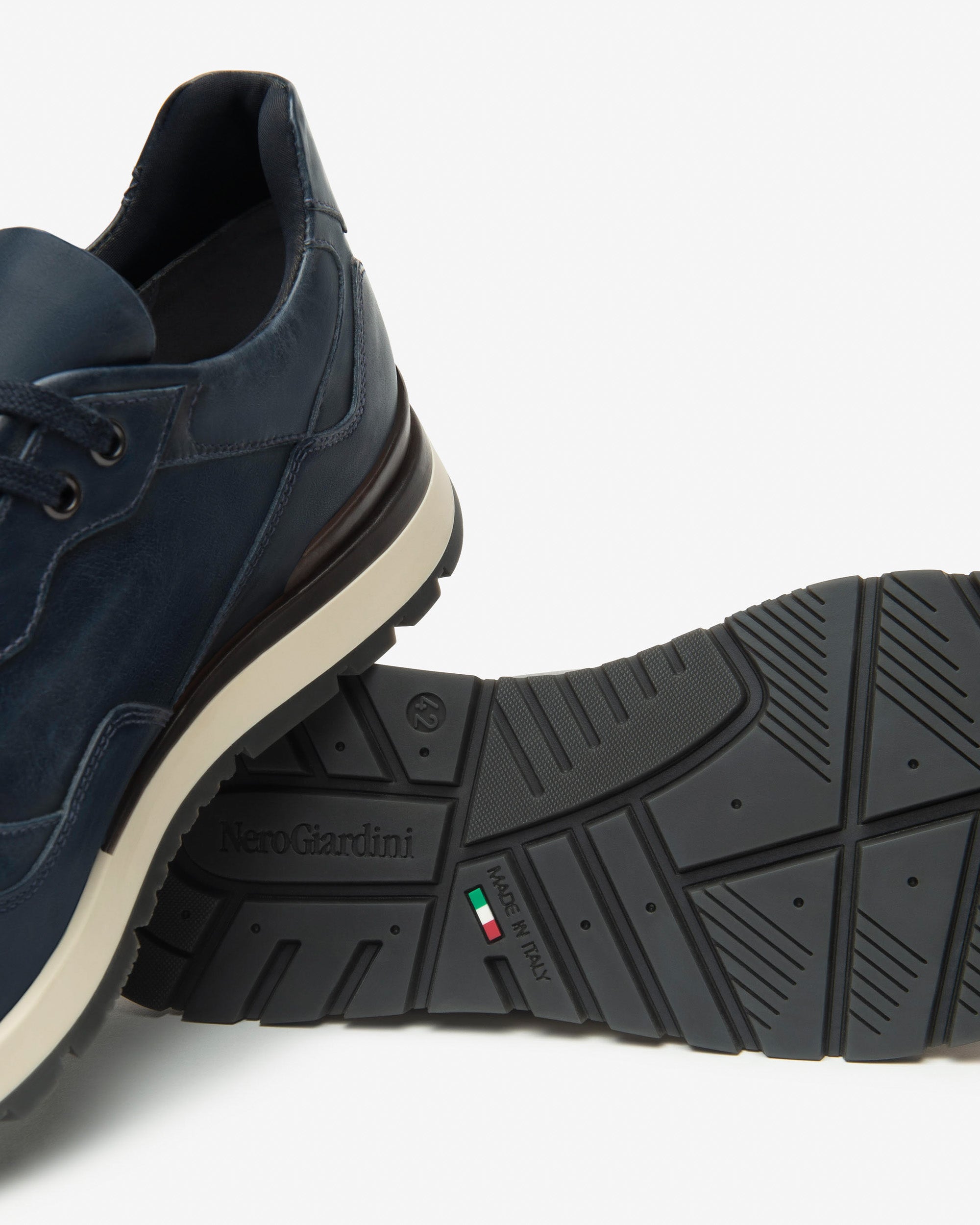 Nero Giardini Sneakers baskets cuir homme hiver