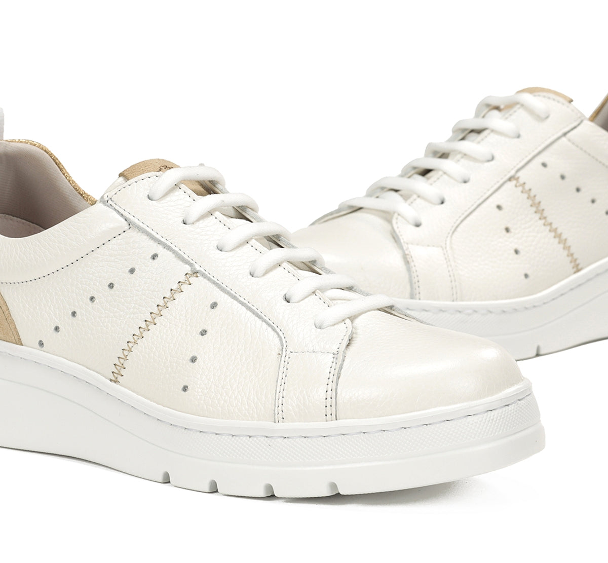 Fluchos Pompas F1665 baskets blanc femme cuir