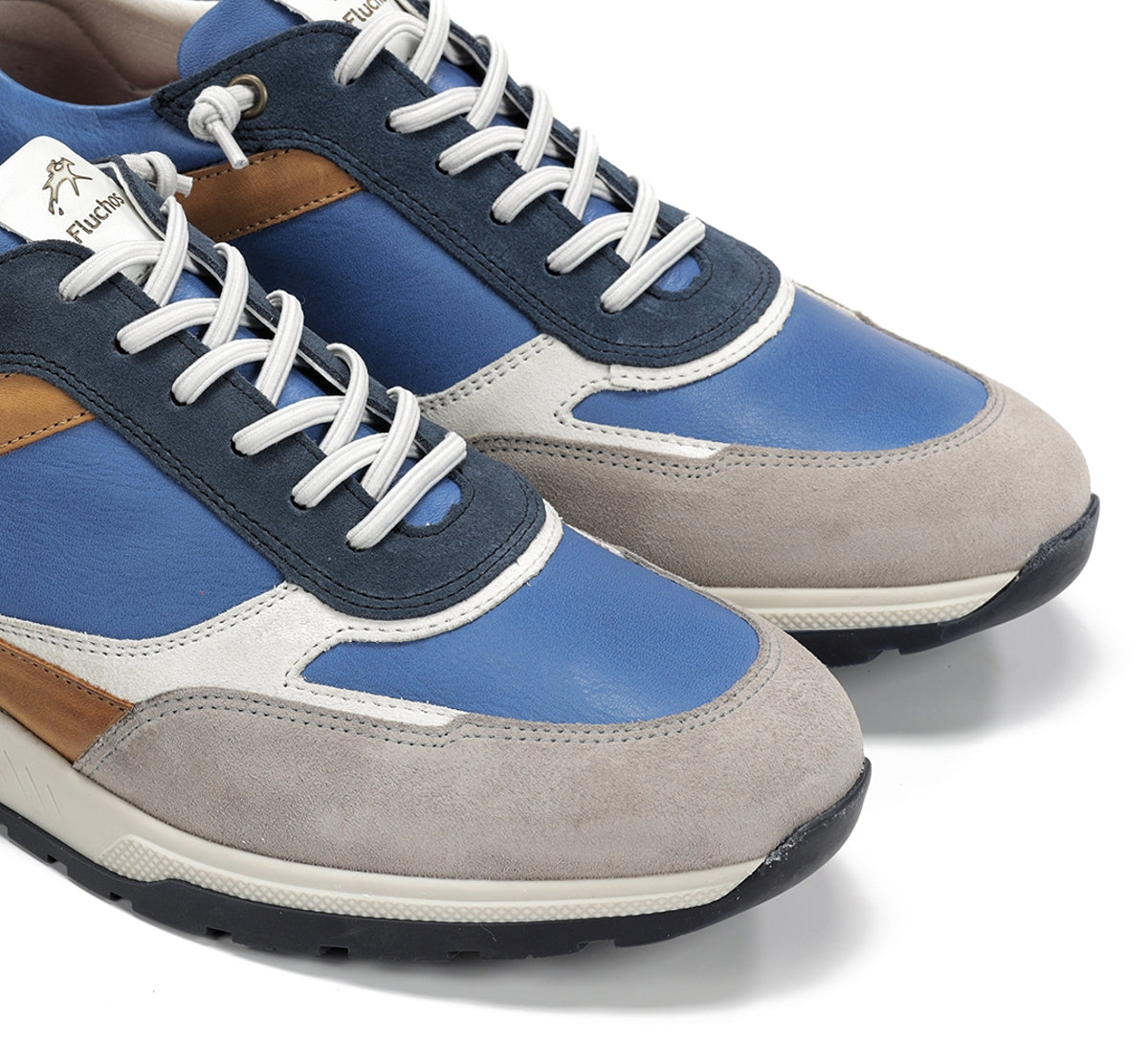 Fluchos Louis F2192 baskets bleues homme cuir
