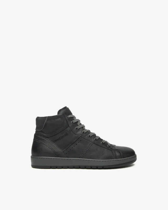 Nero Giardini Sneakers baskets cuir homme montantes