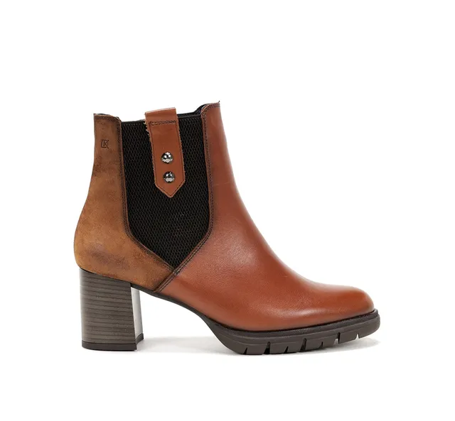 Dorking Camyl D8850 bottines marron femme talon