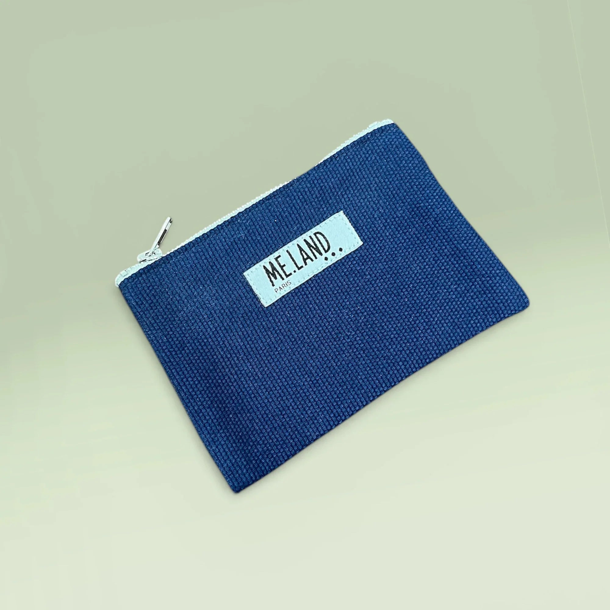 Me.Land mini pochette coton bio noir upcyclé