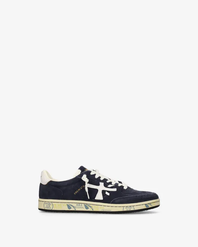 Premiata Bskt Clay 7708 baskets cuir marine homme