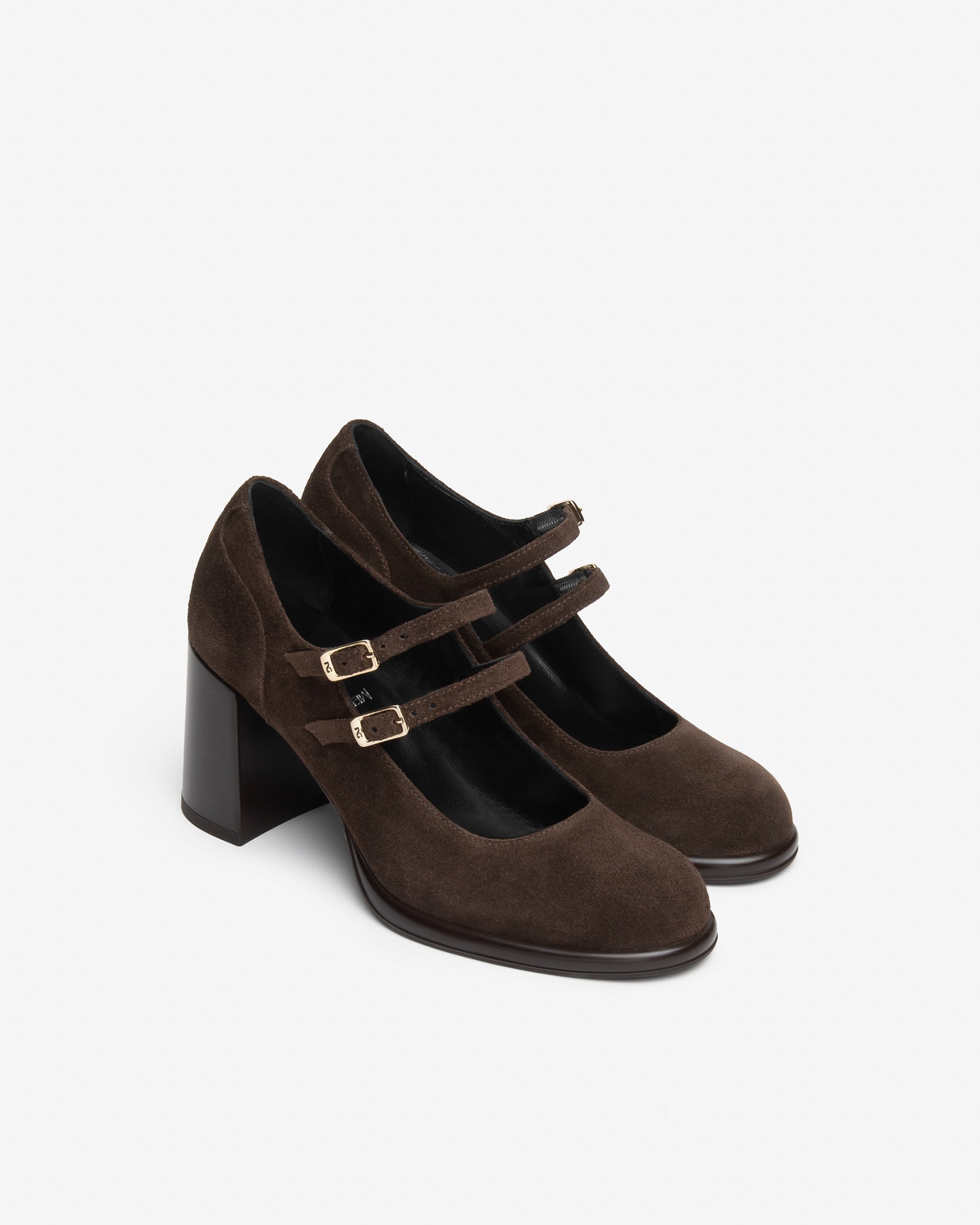 Nero Giardini Mary Jane babies daim talon 80 femme