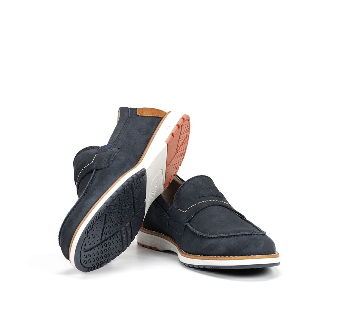 Fluchos Taylor F1980 mocassins bleus homme cuir