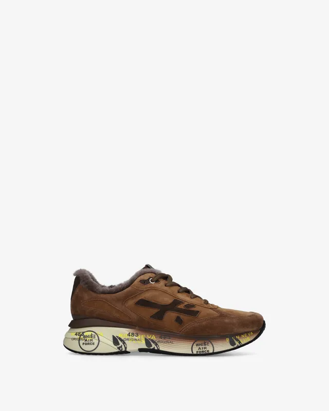 Premiata Moerun 8539m sneakers homme marron daim