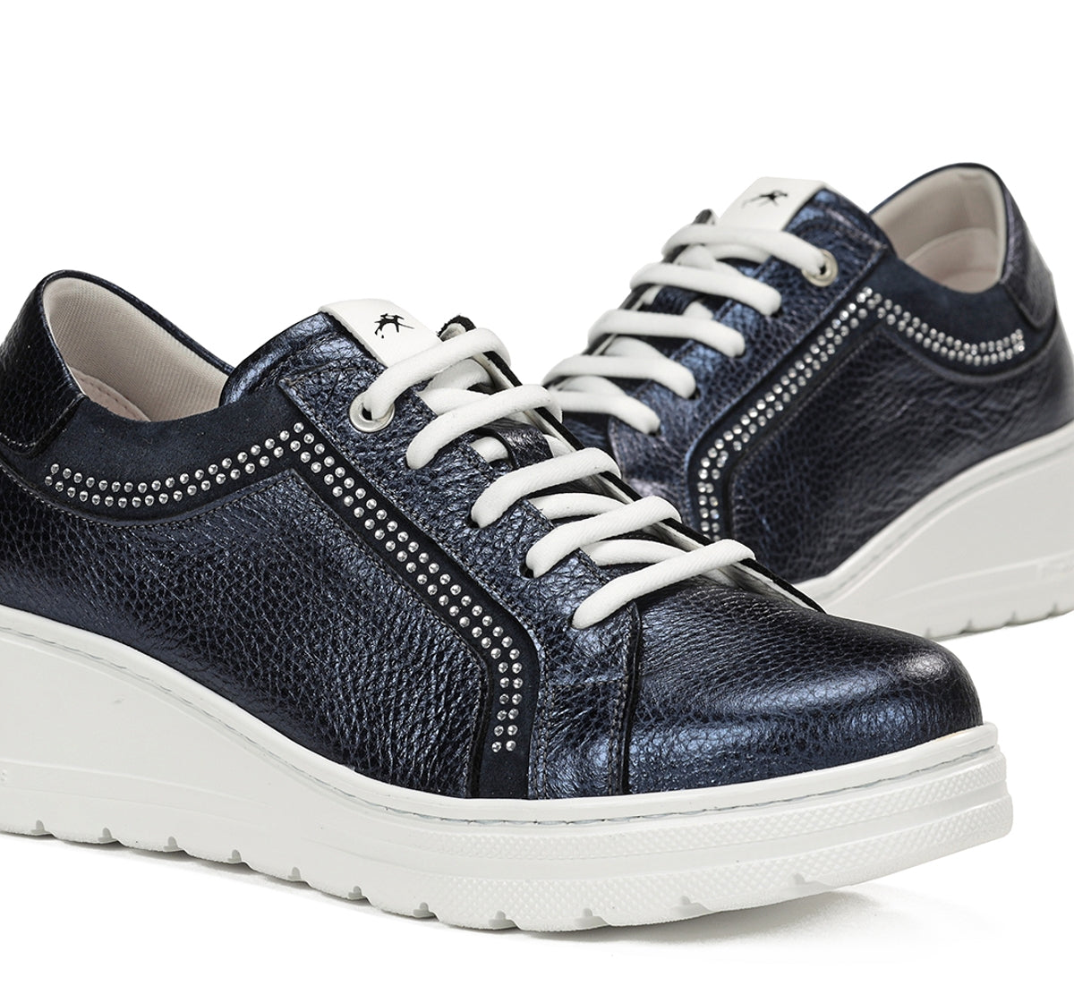 Fluchos Aqua F1997 basket bleue femme compensée