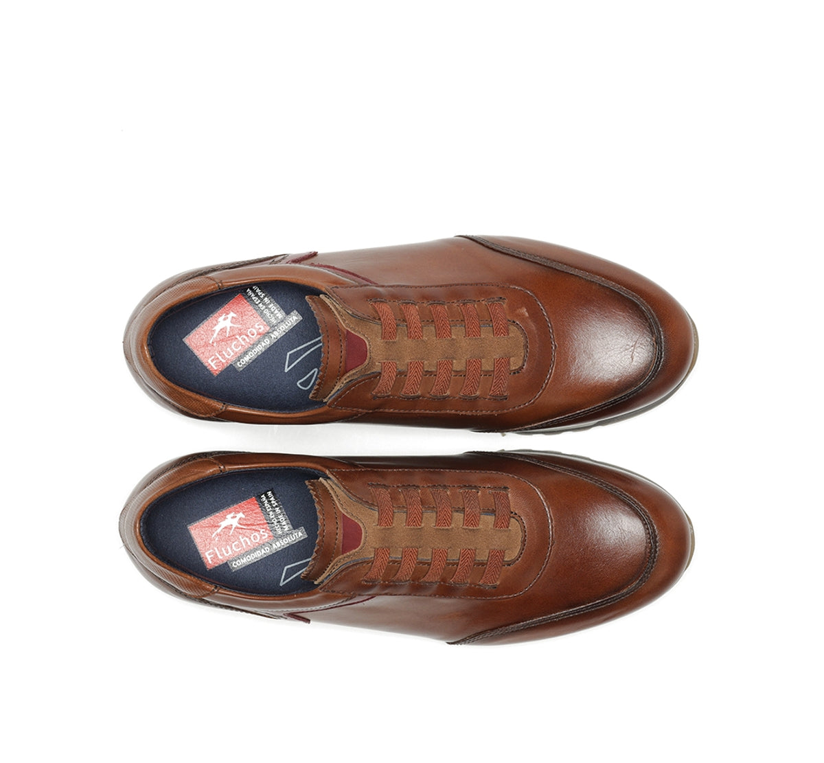 Fluchos Sander F1195 Sneakers Marron Homme Cuir