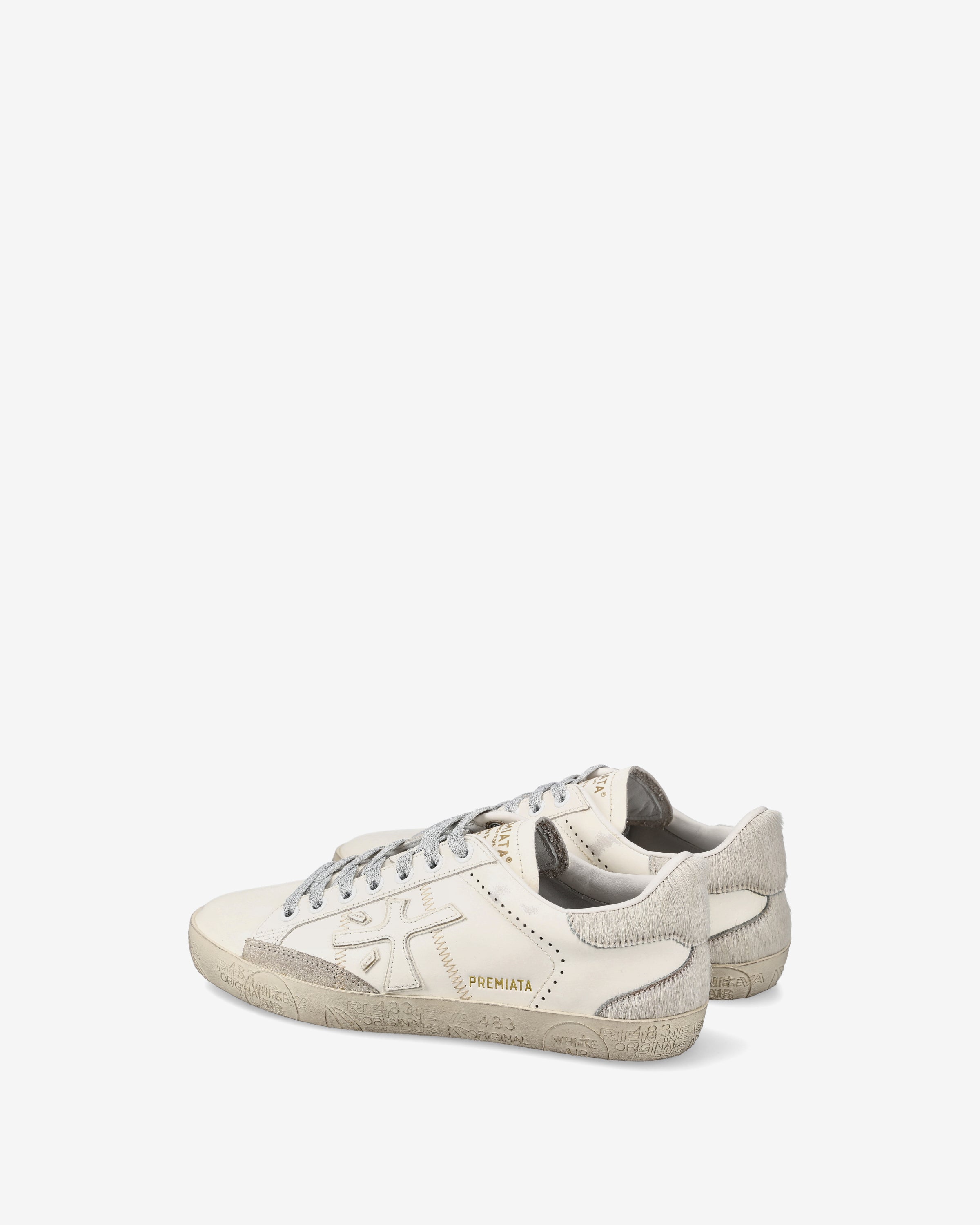 Premiata Stevend 7608 sneakers crème doré femme