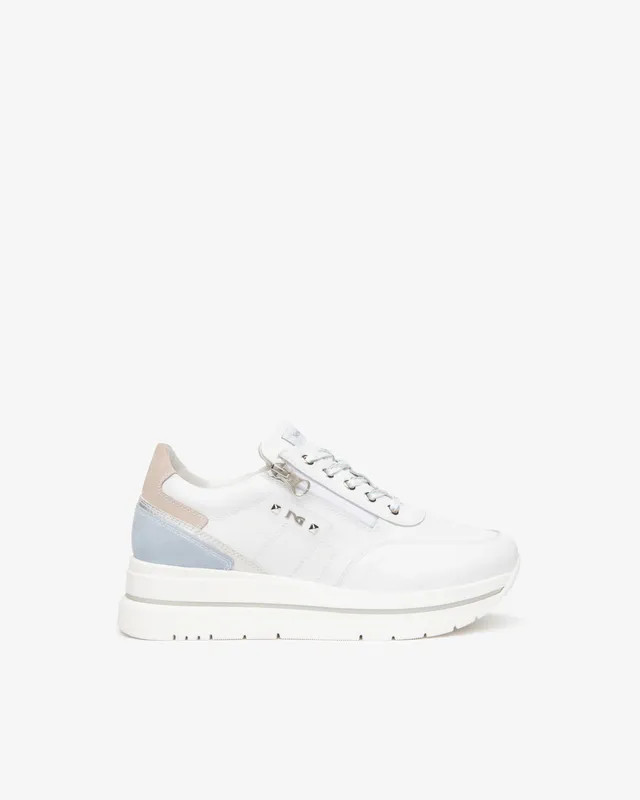 Nero Giardini Sneakers baskets cuir daim femme été