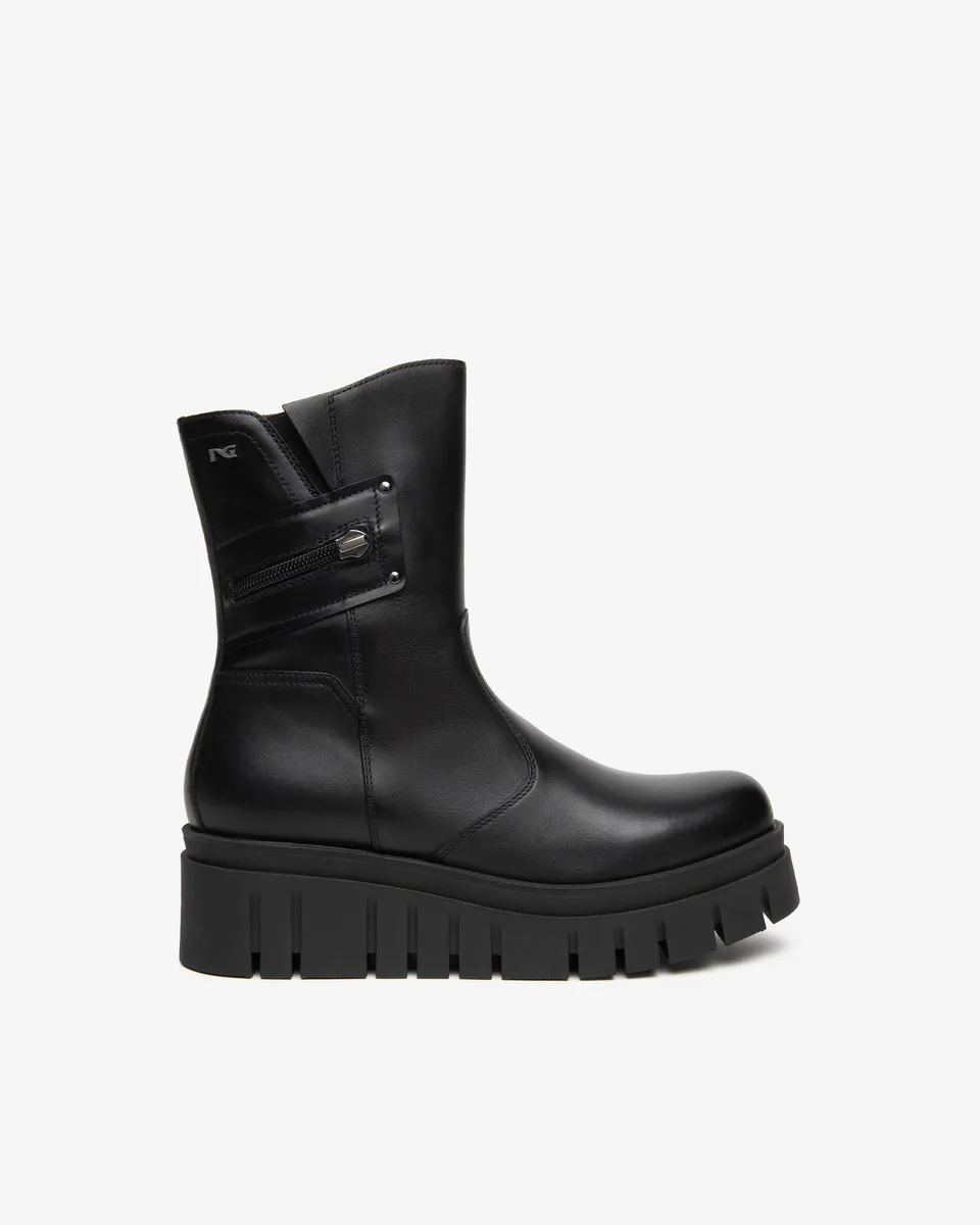 Nero Giardini bottines cuir femme plateforme 55 mm