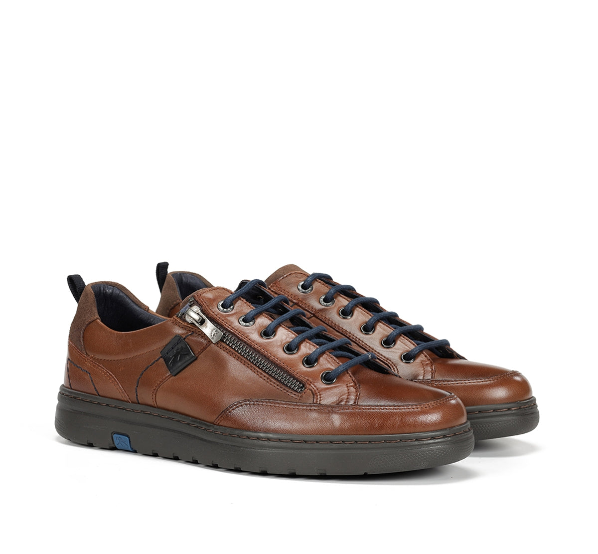 Fluchos Atlas F0298 basket marron homme cuir