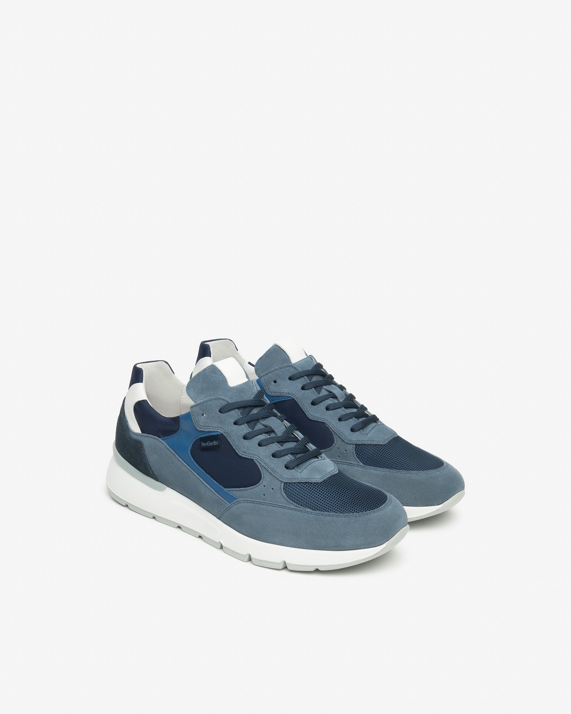 Nero Giardini Sneakers cuir homme baskets toile daim
