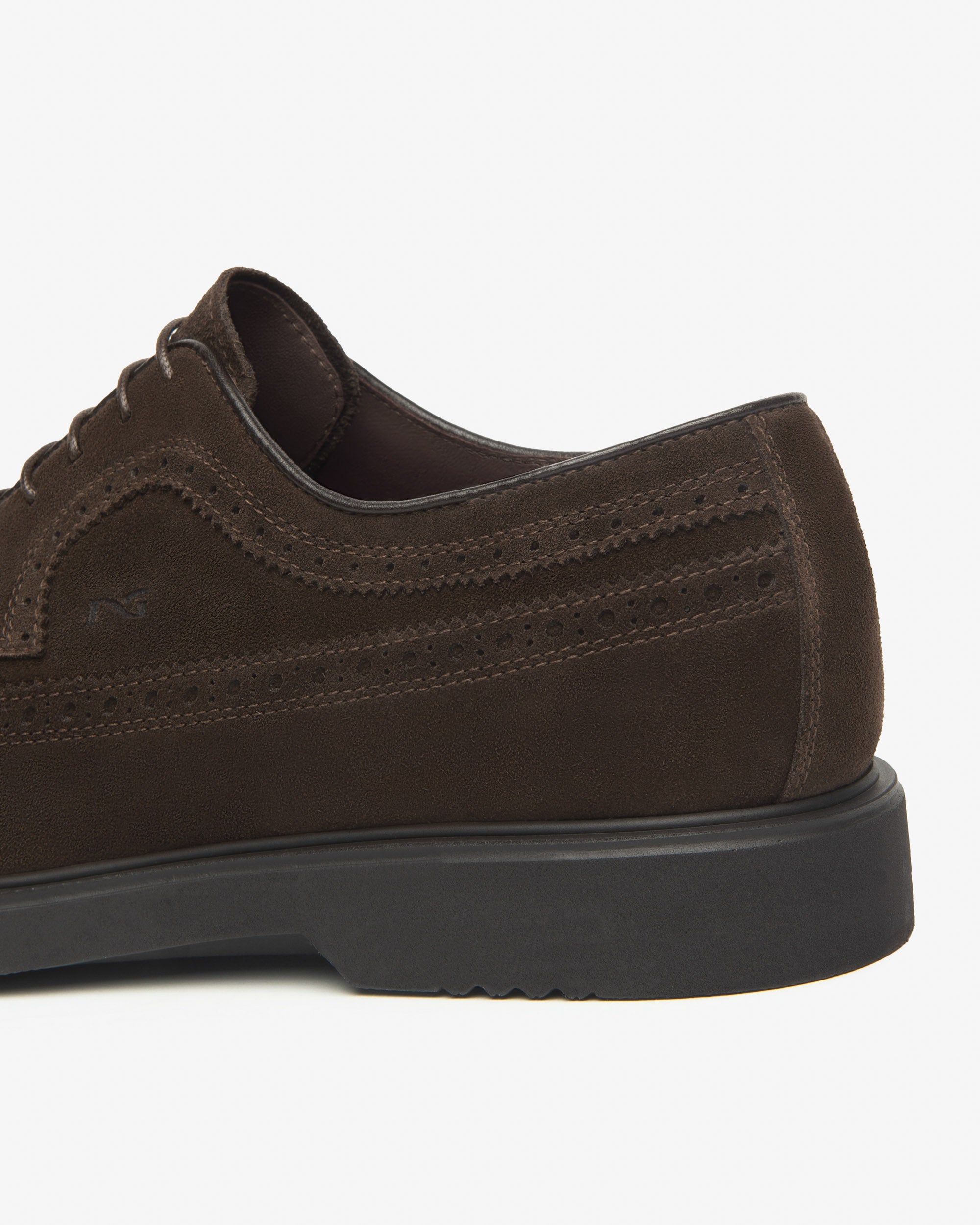 Nero Giardini Derby chaussures homme daim lacets