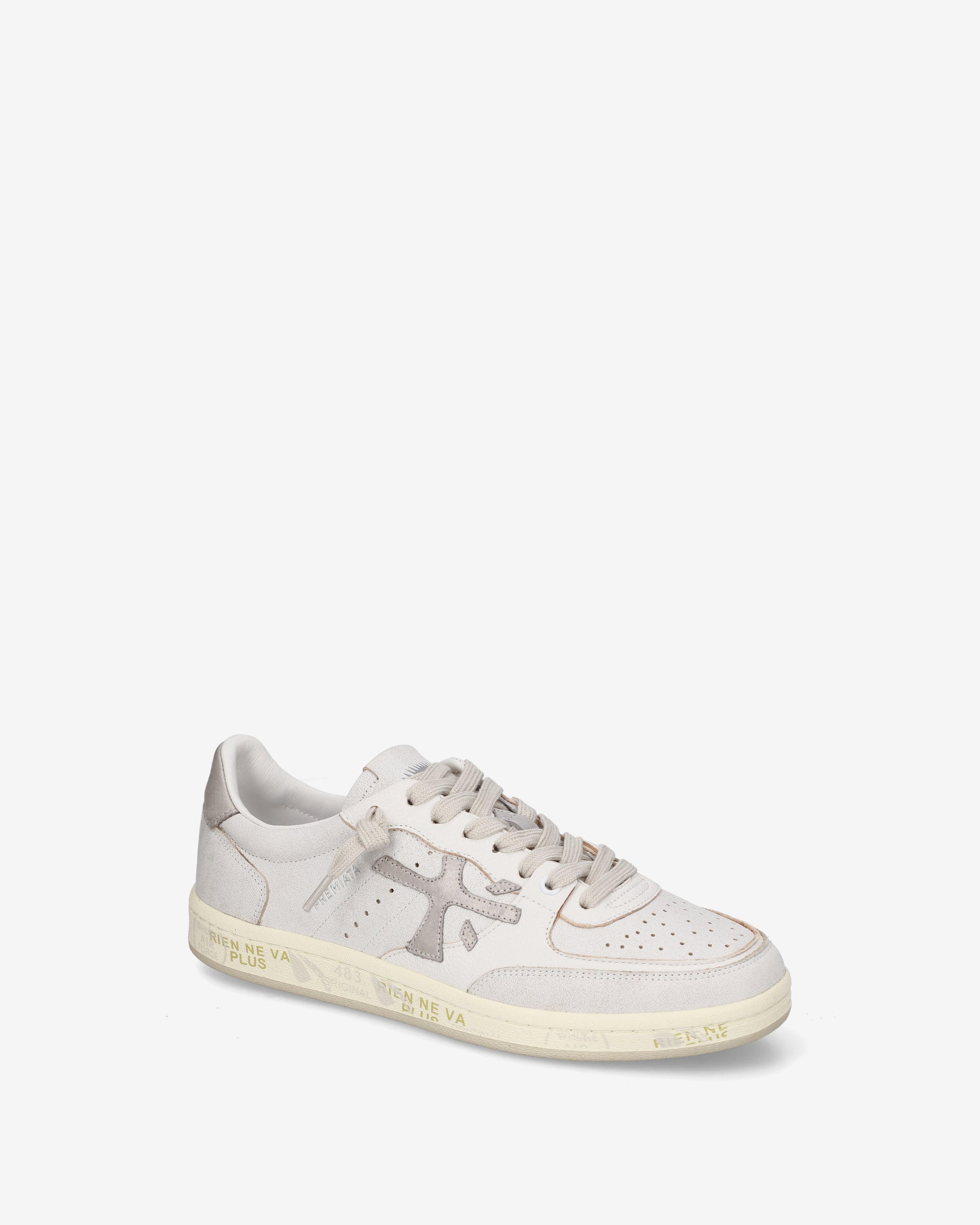 Premiata Bskt Clayd 8447 baskets femme blanc cuir