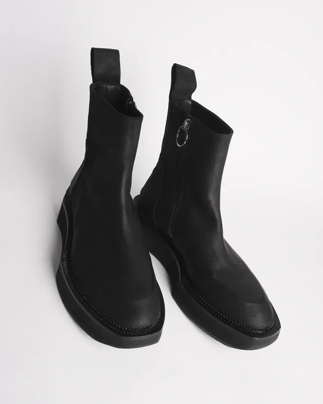 Premiata 002 boots homme cuir bout carré