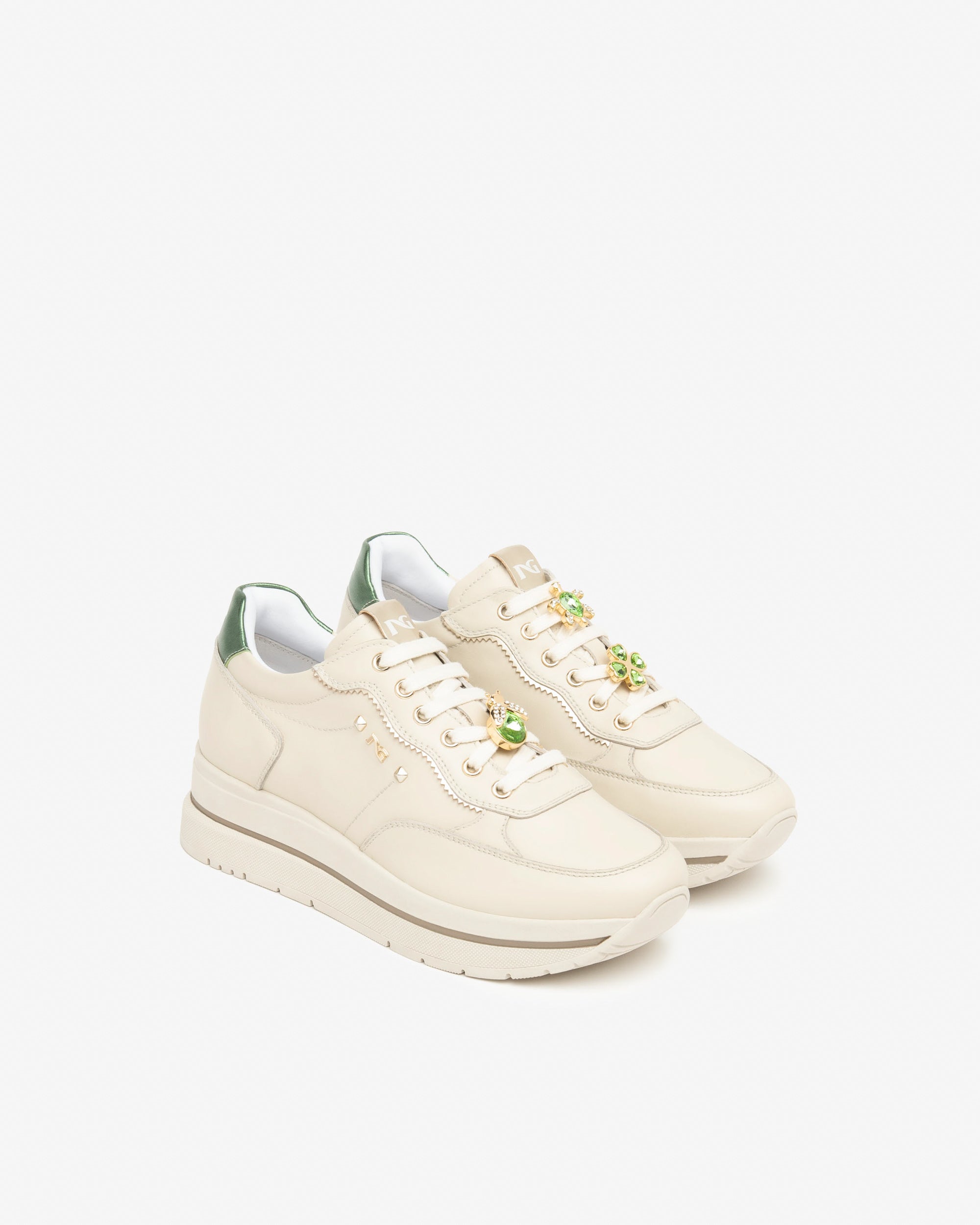Nero Giardini Sneakers baskets femme cuir memory hiver